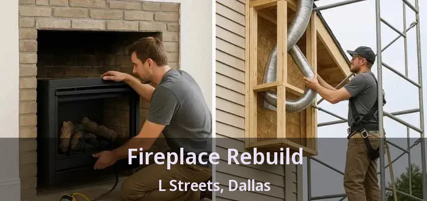 Fireplace Rebuild L Streets, Dallas - TX