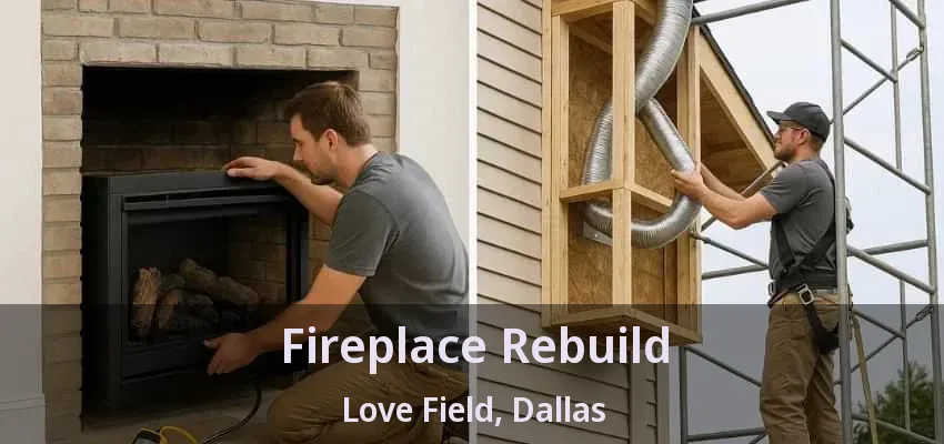 Fireplace Rebuild Love Field, Dallas - TX