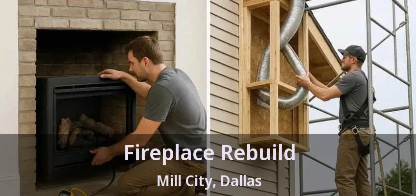 Fireplace Rebuild Mill City, Dallas - TX