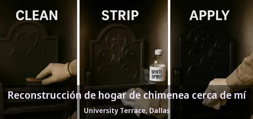 Reconstrucción de hogar de chimenea cerca de mí University Terrace, Dallas - TX