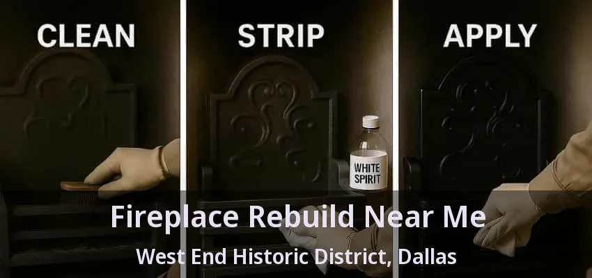 Fireplace Rebuild Near Me West End Historic District, Dallas - TX