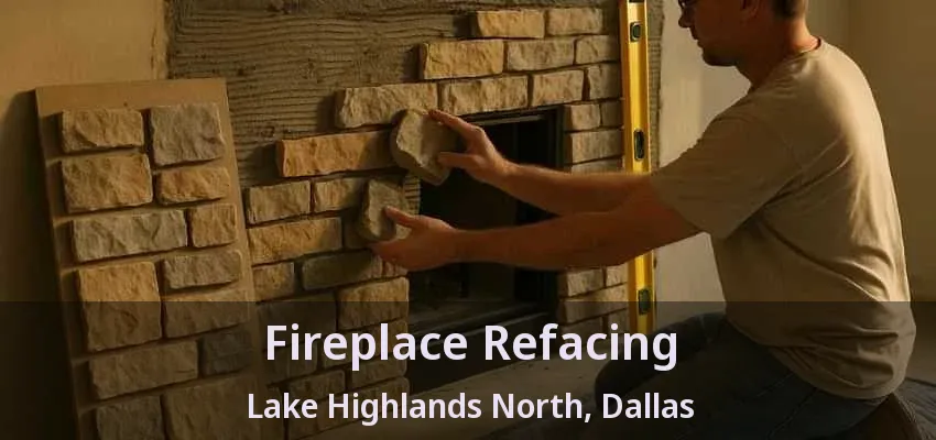 Fireplace Refacing Lake Highlands North, Dallas - TX