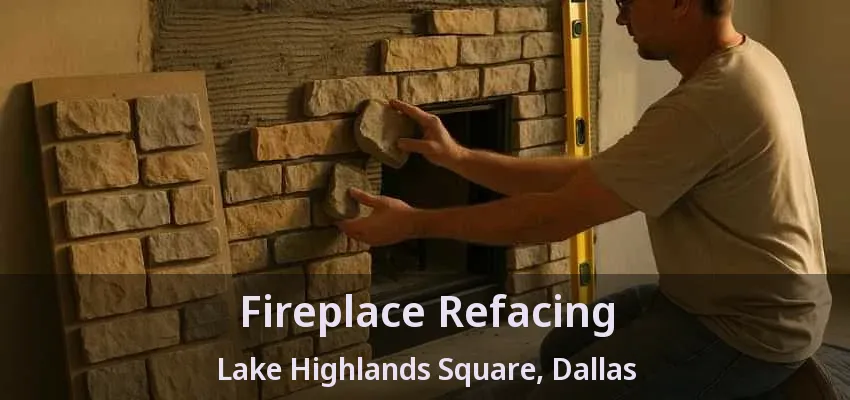 Fireplace Refacing Lake Highlands Square, Dallas - TX