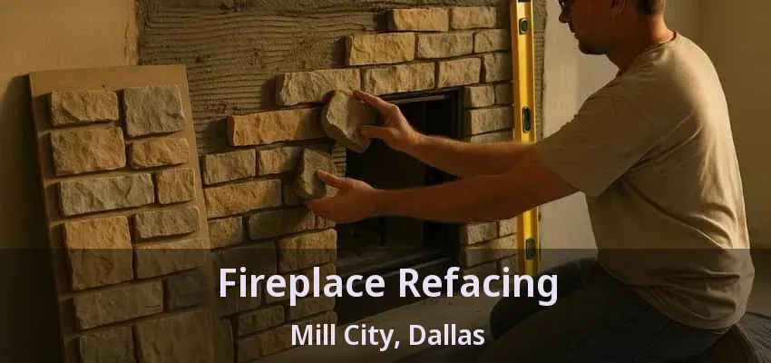 Fireplace Refacing Mill City, Dallas - TX