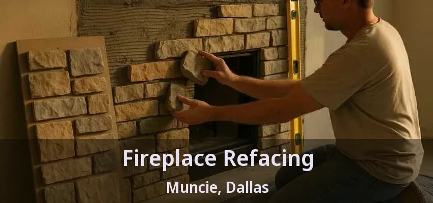 Fireplace Refacing Muncie, Dallas - TX