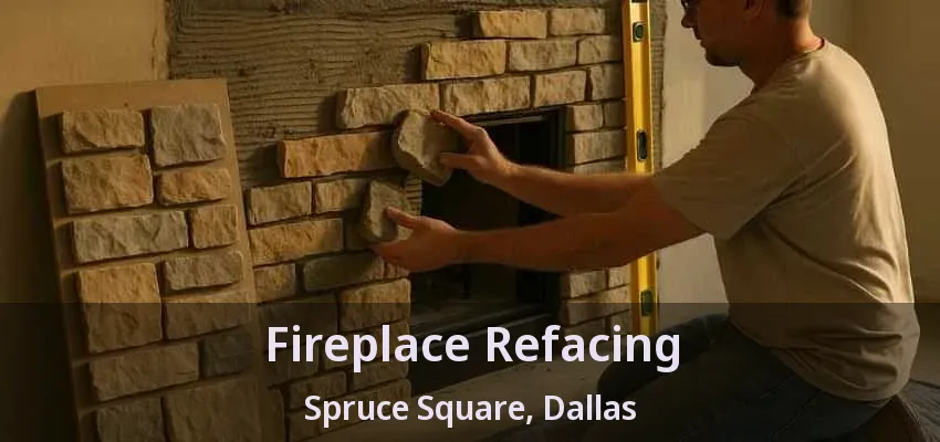 Fireplace Refacing Spruce Square, Dallas - TX
