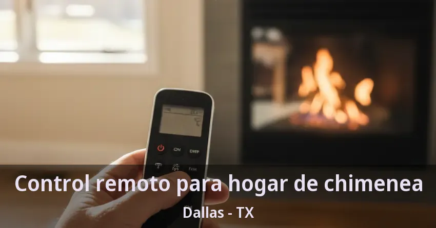 Control remoto para hogar de chimenea Dallas - TX