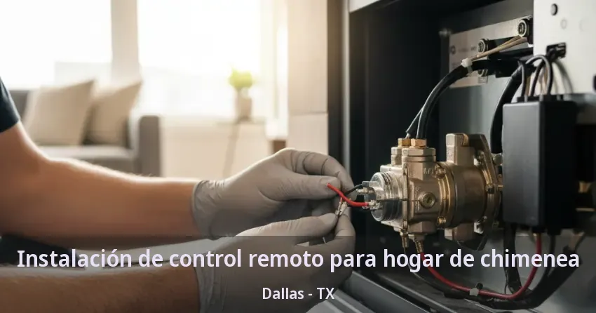 Instalación de control remoto para hogar de chimenea Dallas - TX