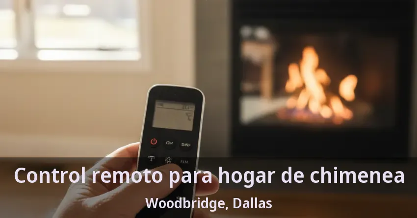 Control remoto para hogar de chimenea Woodbridge, Dallas - TX