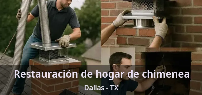 Restauración de hogar de chimenea Dallas - TX