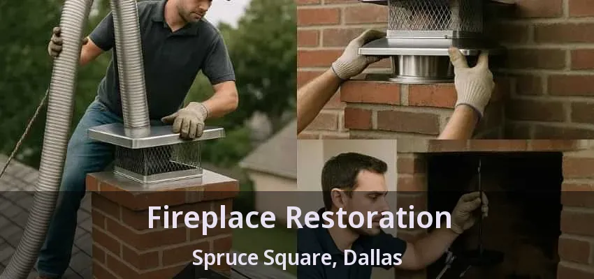 Fireplace Restoration Spruce Square, Dallas - TX