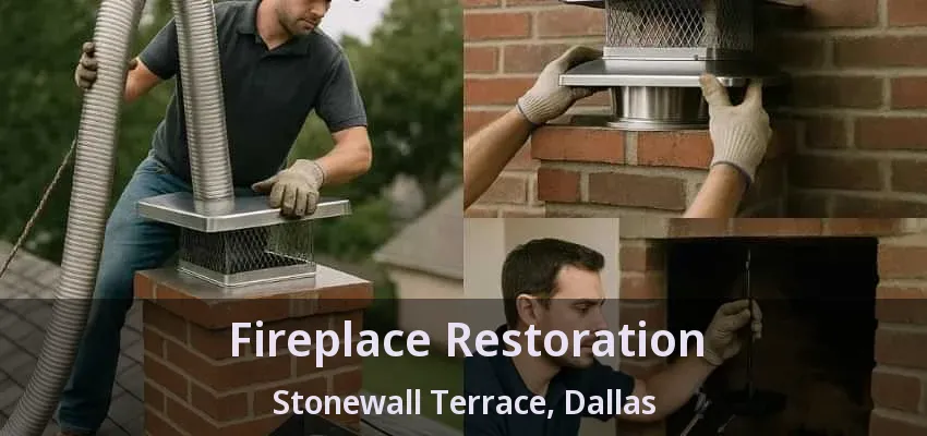 Fireplace Restoration Stonewall Terrace, Dallas - TX