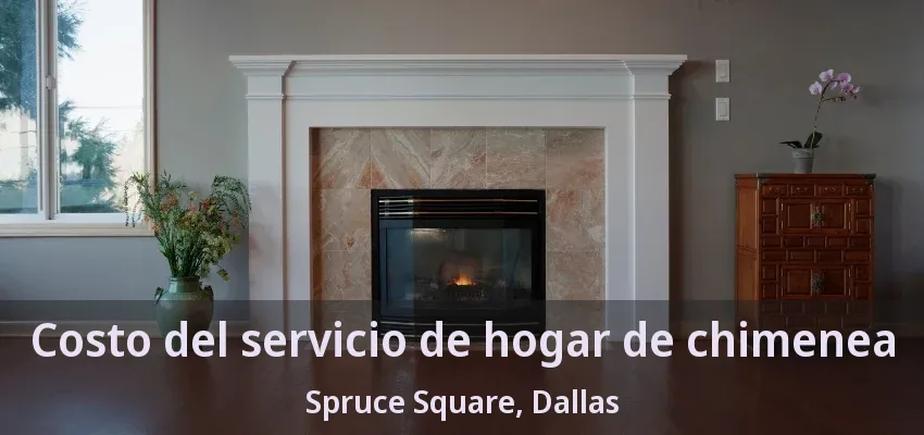 Costo del servicio de hogar de chimenea Spruce Square, Dallas - TX