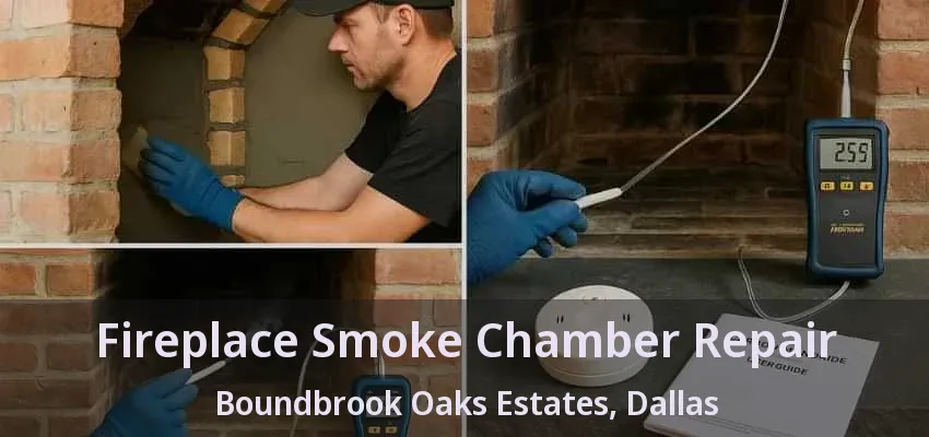 Fireplace Smoke Chamber Repair Boundbrook Oaks Estates, Dallas - TX