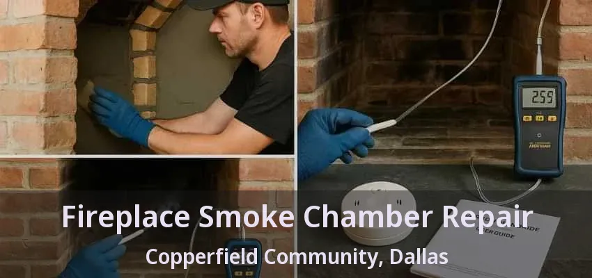 Fireplace Smoke Chamber Repair Copperfield Community, Dallas - TX