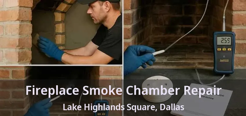 Fireplace Smoke Chamber Repair Lake Highlands Square, Dallas - TX