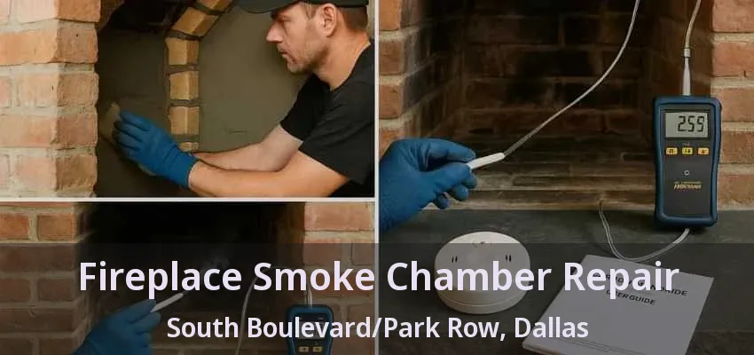 Fireplace Smoke Chamber Repair South Boulevard/Park Row, Dallas - TX