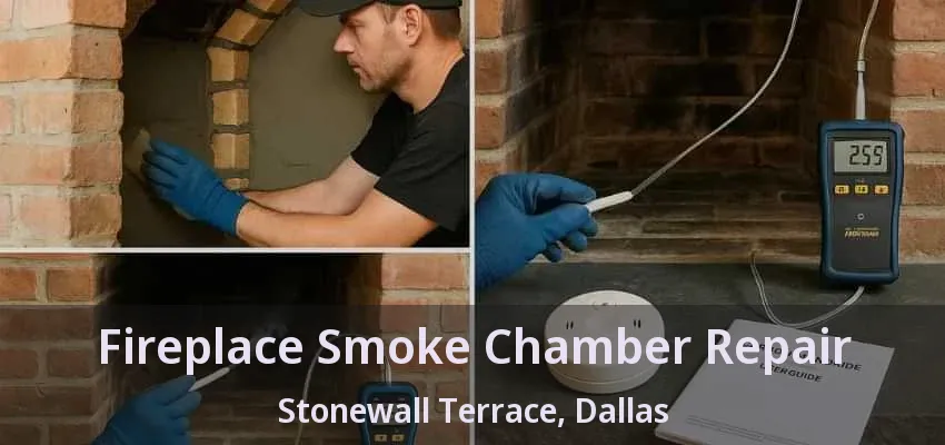Fireplace Smoke Chamber Repair Stonewall Terrace, Dallas - TX