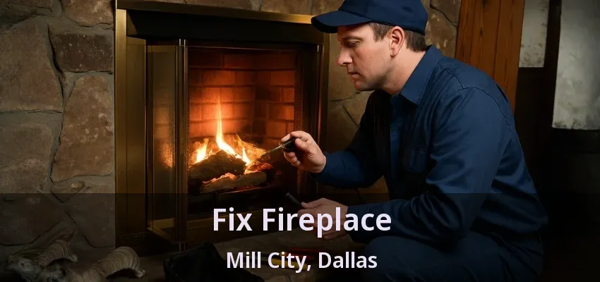 Fix Fireplace Mill City, Dallas - TX