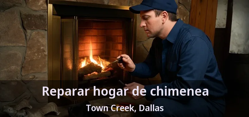 Reparar hogar de chimenea Town Creek, Dallas - TX