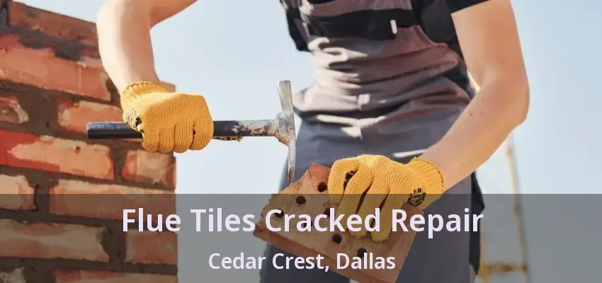 Flue Tiles Cracked Repair Cedar Crest, Dallas - TX