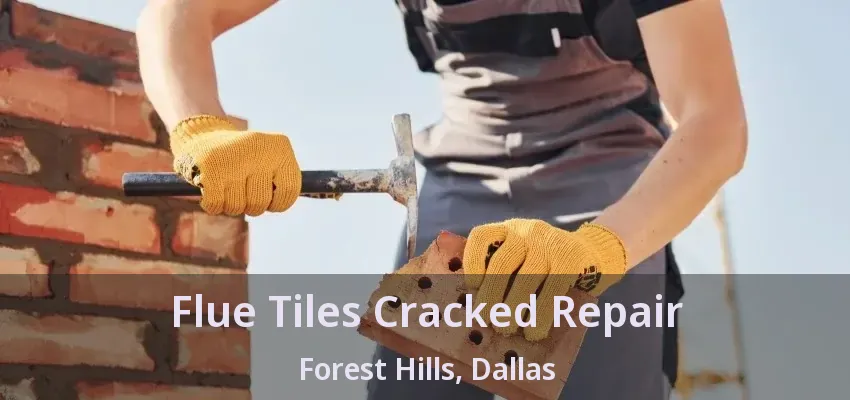 Flue Tiles Cracked Repair Forest Hills, Dallas - TX