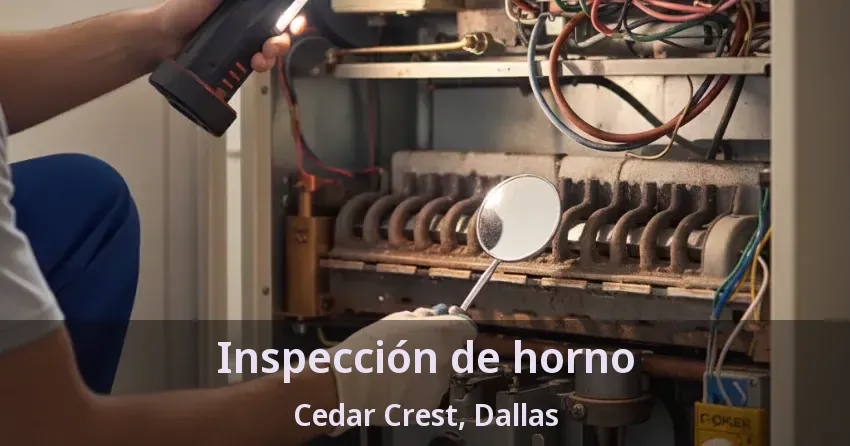 Inspección de horno Cedar Crest, Dallas - TX Inspección de horno Cedar Crest, Dallas - TX