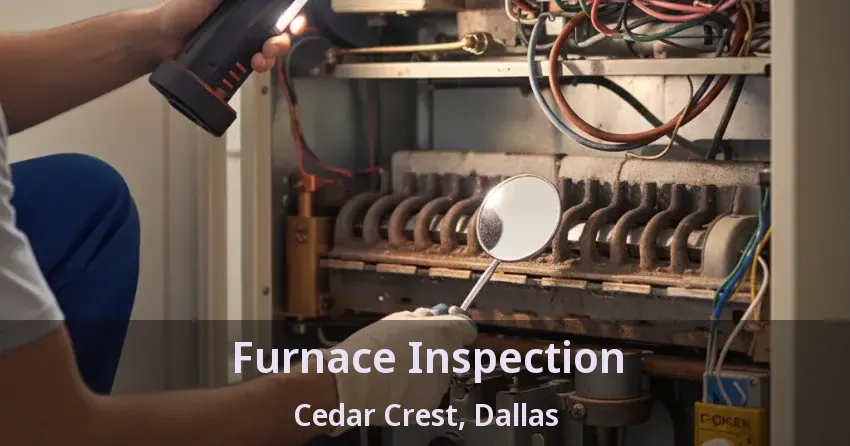 Furnace Inspection Cedar Crest, Dallas - TX