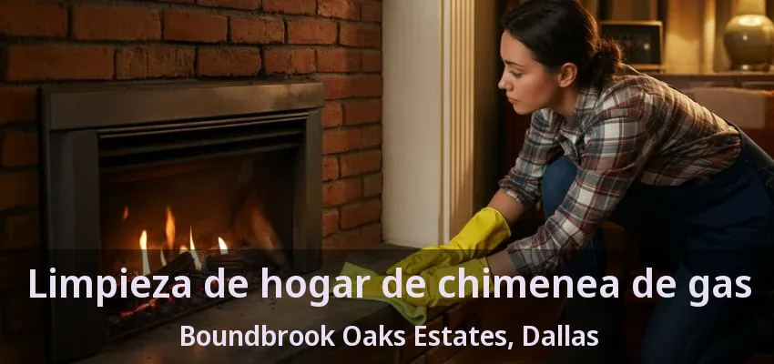 Limpieza de hogar de chimenea de gas Boundbrook Oaks Estates, Dallas - TX