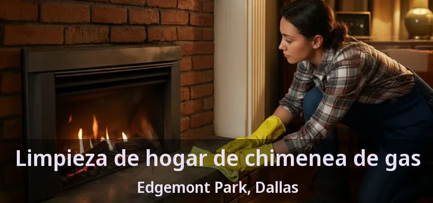 Limpieza de hogar de chimenea de gas Edgemont Park, Dallas - TX