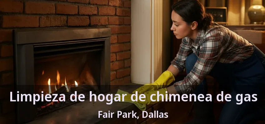 Limpieza de hogar de chimenea de gas Fair Park, Dallas - TX