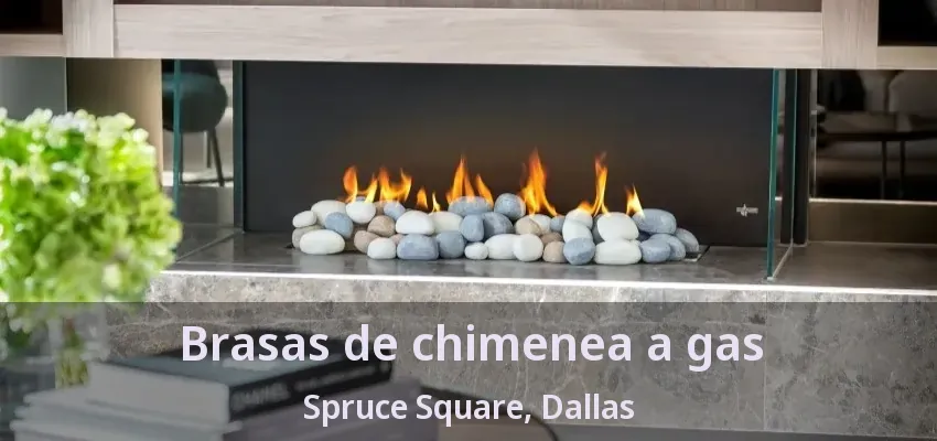 Brasas de chimenea a gas Spruce Square, Dallas - TX Brasas de chimenea a gas Spruce Square, Dallas - TX