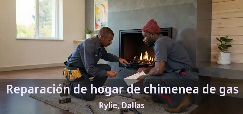 Reparación de hogar de chimenea de gas Rylie, Dallas - TX