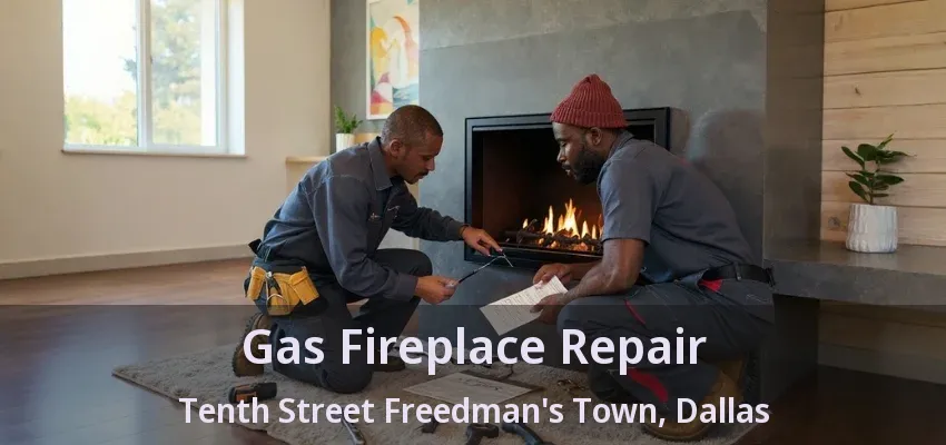 Gas Fireplace Repair Tenth Street Freedman's Town, Dallas - TX