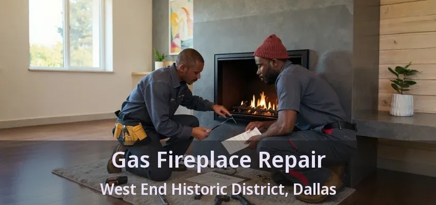 Gas Fireplace Repair West End Historic District, Dallas - TX