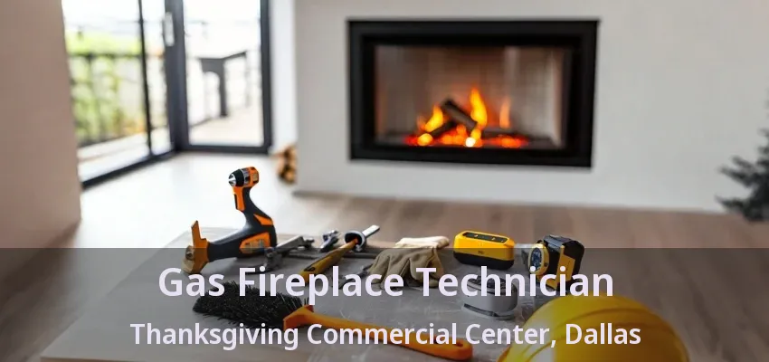 Gas Fireplace Technician Thanksgiving Commercial Center, Dallas - TX