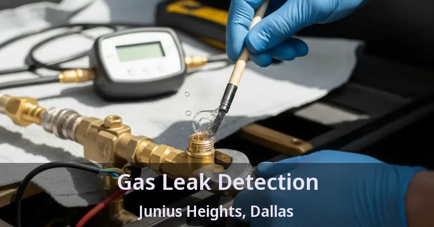 Gas Leak Detection Junius Heights, Dallas - TX