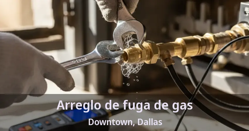 Arreglo de fuga de gas Downtown, Dallas - TX