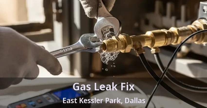 Gas Leak Fix East Kessler Park, Dallas - TX