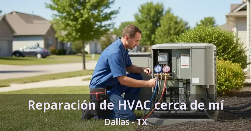 Reparación de HVAC cerca de mí Dallas - TX