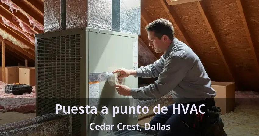Puesta a punto de HVAC Cedar Crest, Dallas - TX