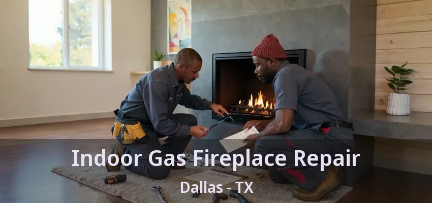 Indoor Gas Fireplace Repair Dallas - TX