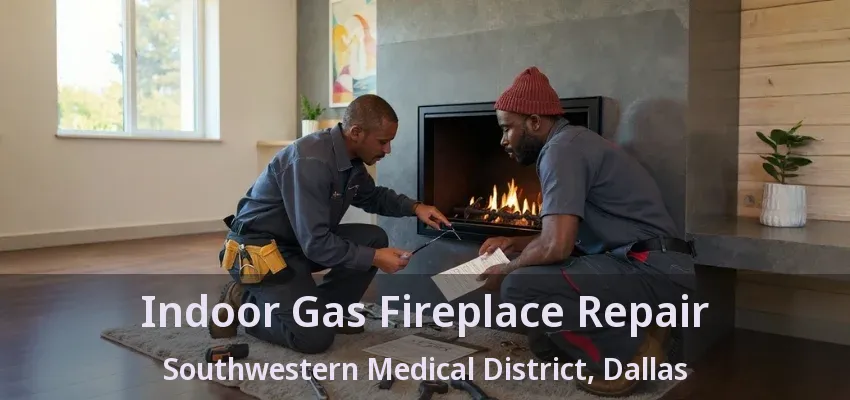 Indoor Gas Fireplace Repair Southwestern Medical District, Dallas - TX