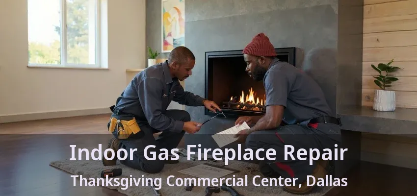 Indoor Gas Fireplace Repair Thanksgiving Commercial Center, Dallas - TX