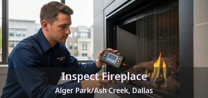 Inspect Fireplace Alger Park/Ash Creek, Dallas - TX