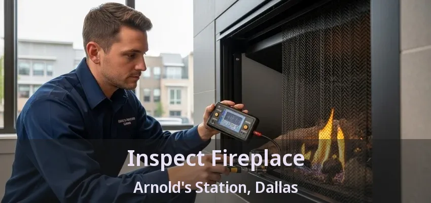 Inspect Fireplace Arnold's Station, Dallas - TX