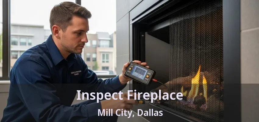Inspect Fireplace Mill City, Dallas - TX