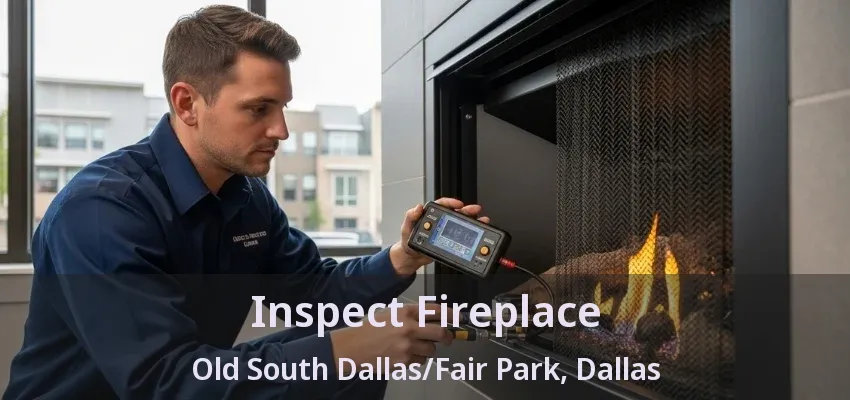 Inspect Fireplace Old South Dallas/Fair Park, Dallas - TX
