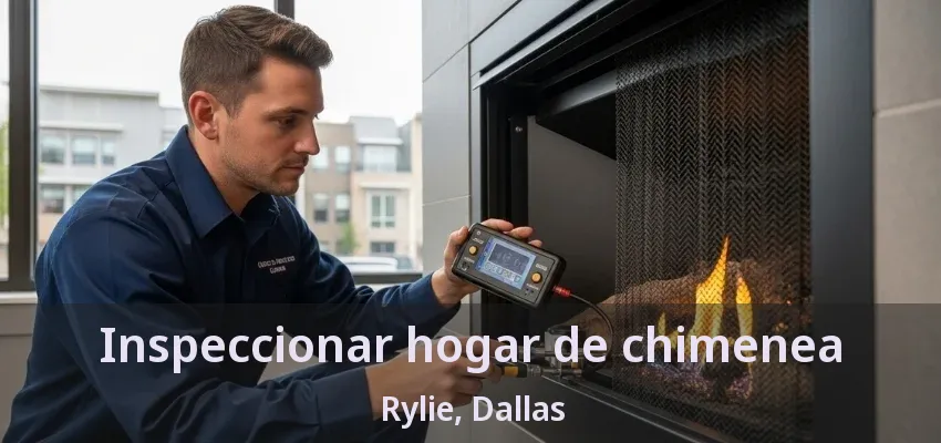 Inspeccionar hogar de chimenea Rylie, Dallas - TX