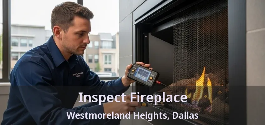 Inspect Fireplace Westmoreland Heights, Dallas - TX
